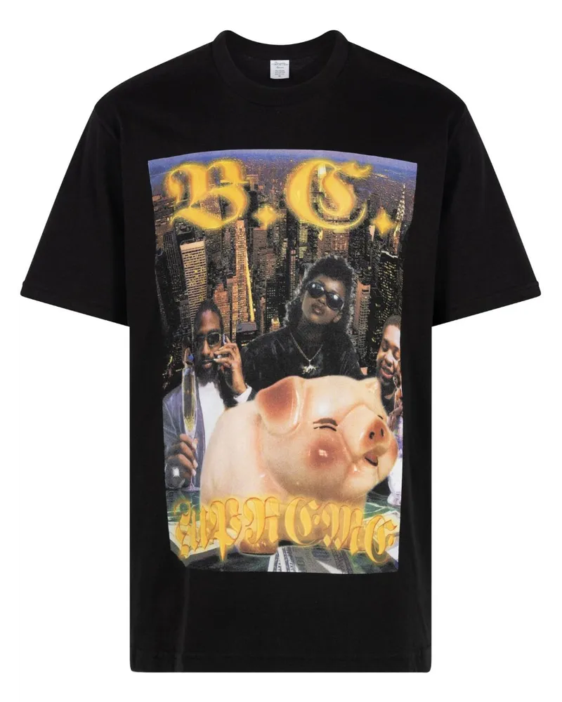 Supreme Being x Bernadette Corporation Money T-Shirt - Schwarz Schwarz