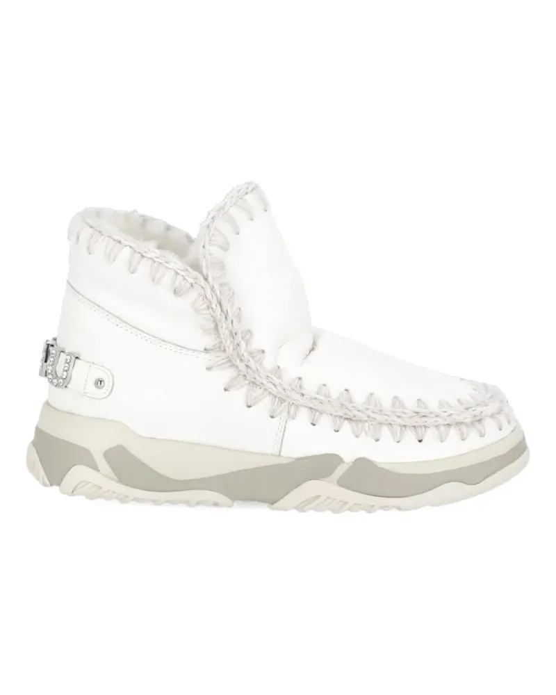 Mou logo-detail boots - Weiß Weiß