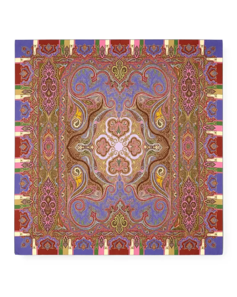 Etro paisley-print scarf - Violett Violett