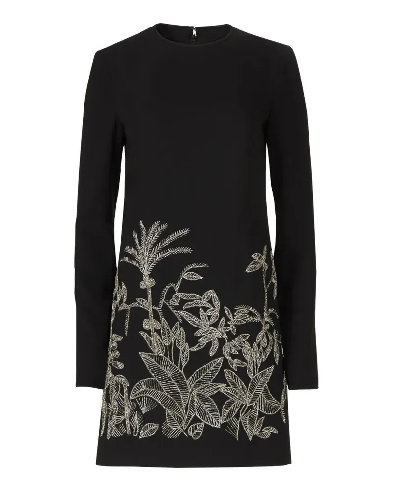 COSTARELLOS Zani Minikleid mit Perlen - Schwarz Schwarz