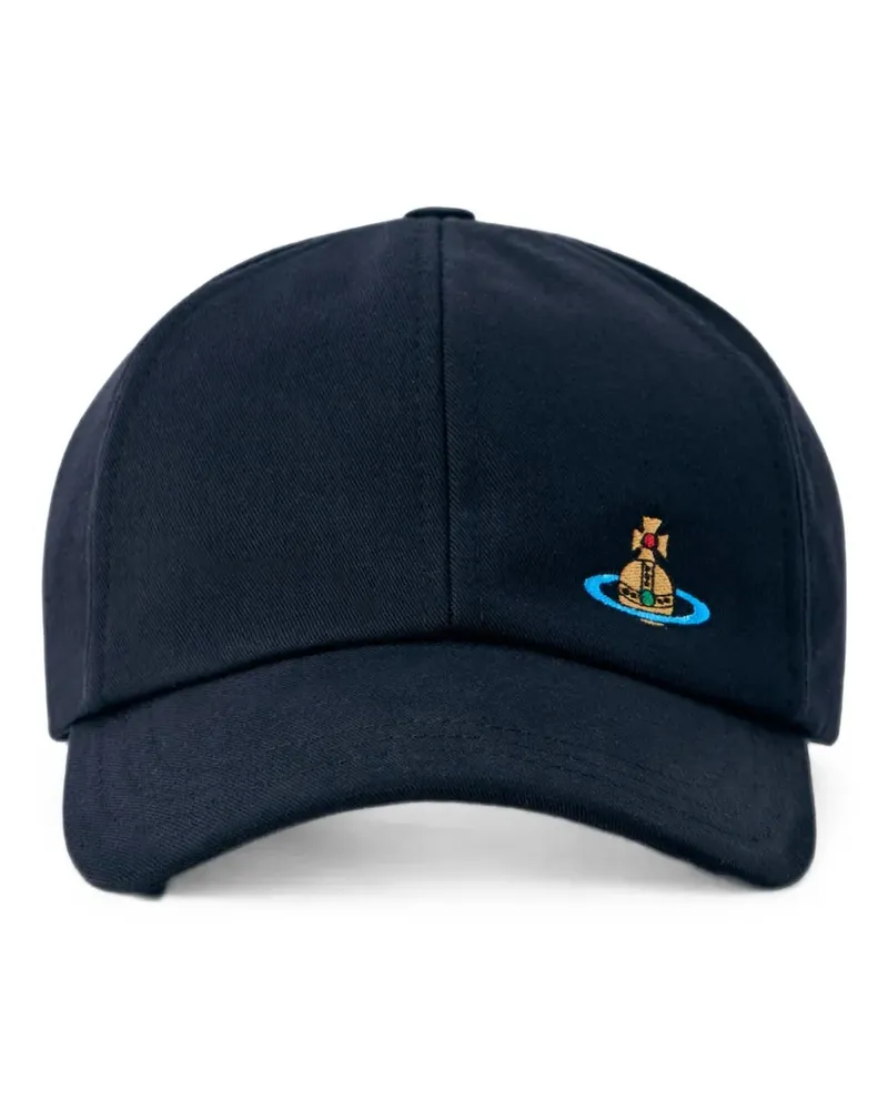 Vivienne Westwood Orb-embroidered baseball cap - Blau Blau