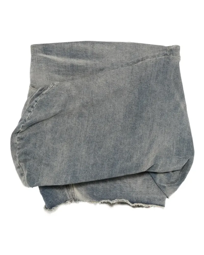 DRKSHDW by Rick Owens Drapierter Minirock - Blau Blau
