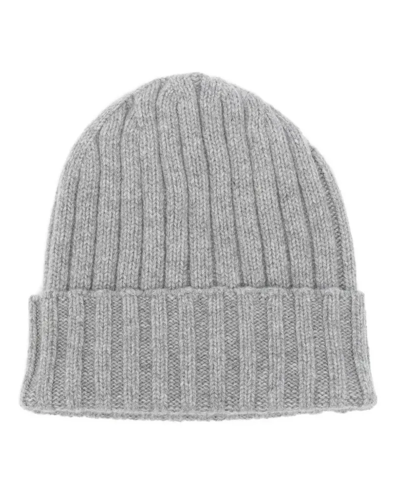 CENERE GB ribbed-knit beanie - Grau Grau