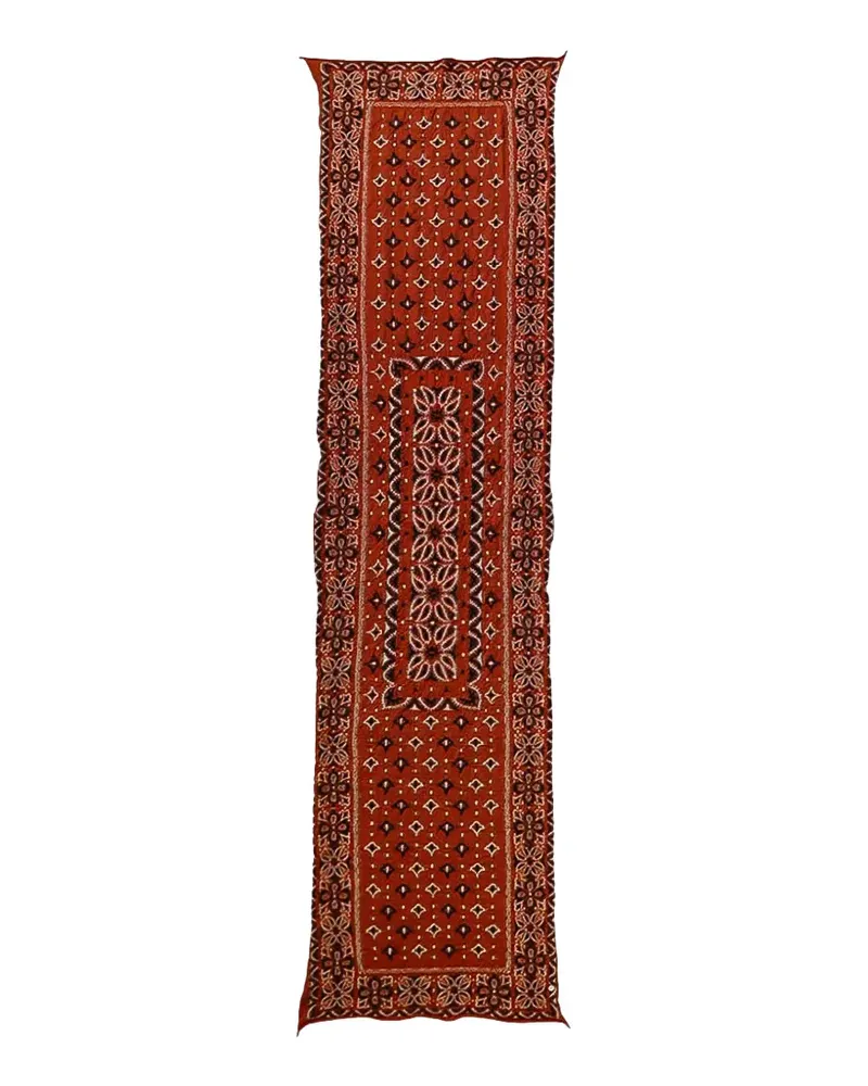 KAPITAL Colorful Big Mama bandana - Braun Braun