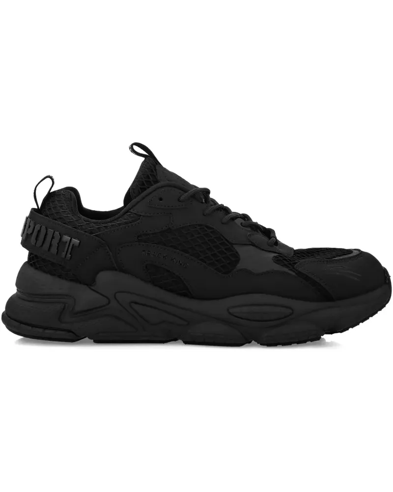 Philipp Plein Tiger Storm Sneakers mit Mesh-Einsätzen - Schwarz Schwarz