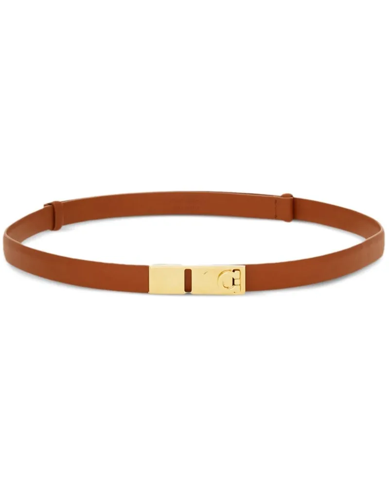 Ferragamo Hug Gürtel - Braun Braun