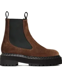 Proenza Schouler Chelsea-Boots Braun