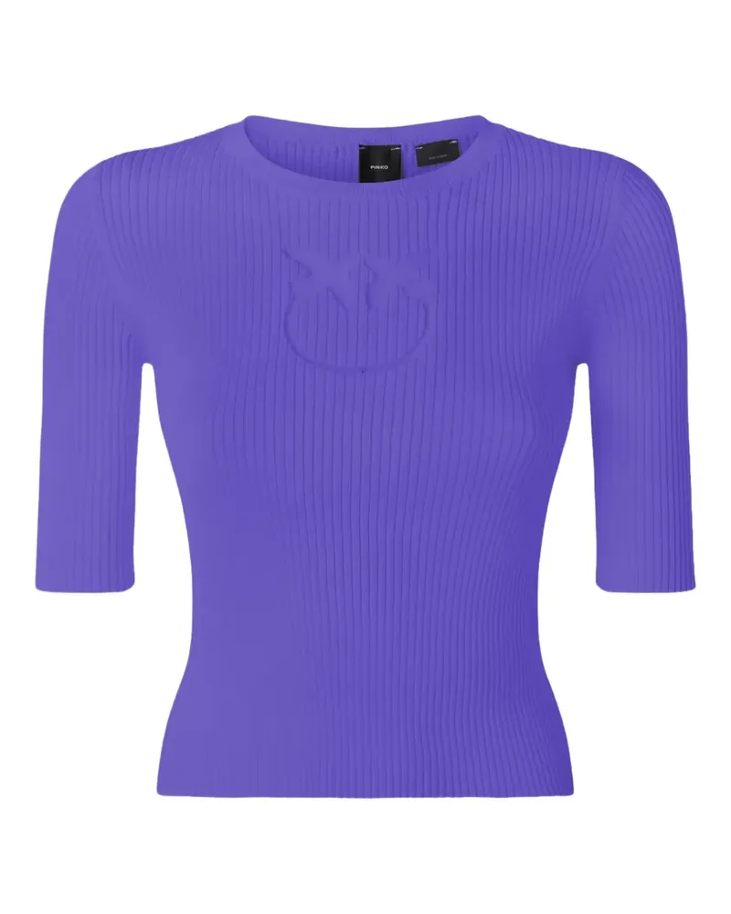 Pinko Love Birds Strickoberteil - Violett Violett
