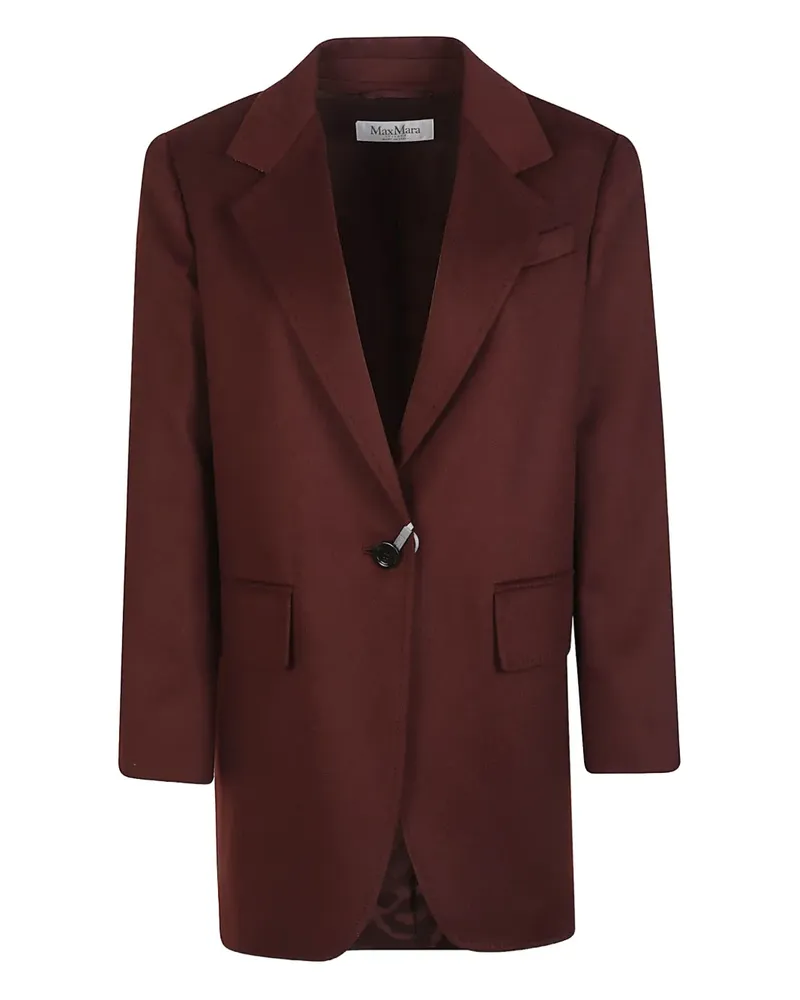 Max Mara button wool blazer - Rot Rot