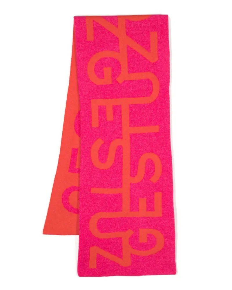 Gestuz AlphaGZ Intarsien-Schal - Rosa Rosa