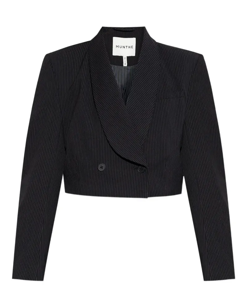 MUNTHE Blazer mit Nadelstreifen - Schwarz Schwarz