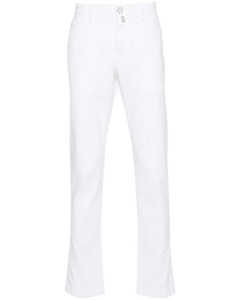 Jacob Cohën Tief sitzende Bobby Slim-Fit-Jeans - Weiß Weiß