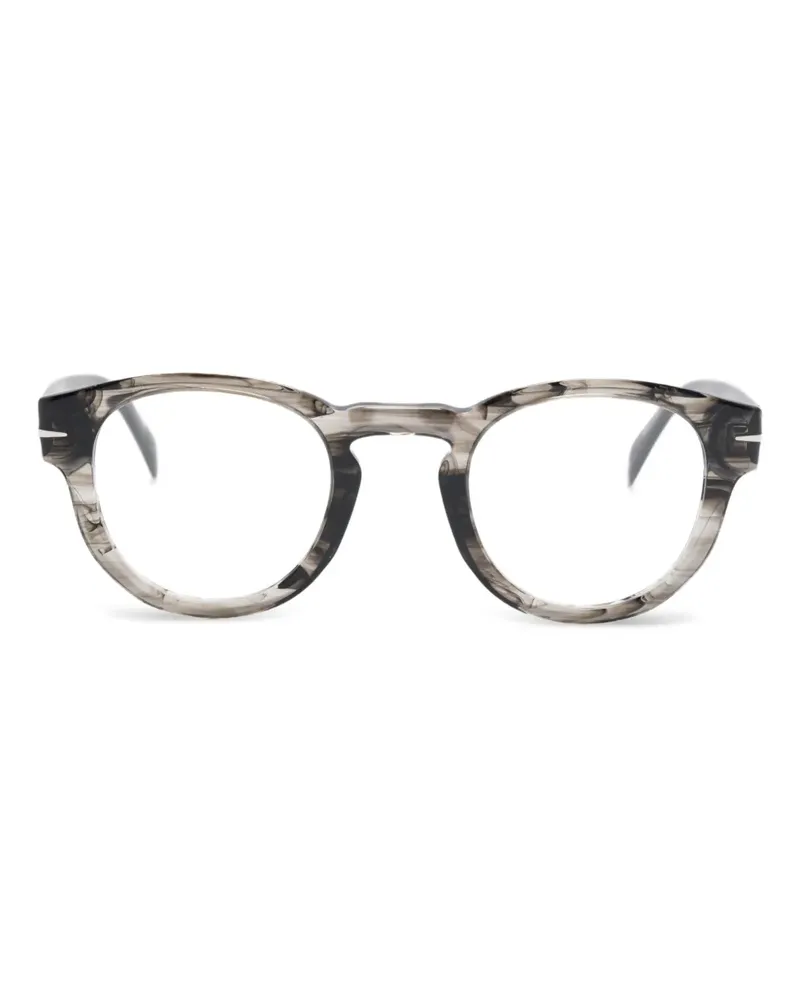 EYEWEAR by DAVID BECKHAM Brille mit rundem Gestell - Grau Grau