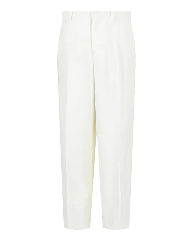 Givenchy pressed-crease straight-fit wool trousers - Weiß Weiß