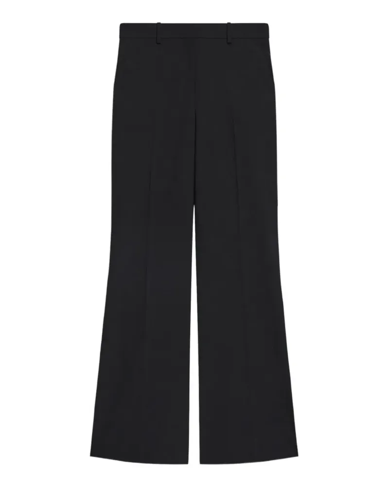 Theory fluid flare trousers - Schwarz Schwarz
