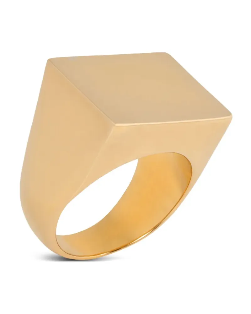 Dries van Noten Polierter Ring - Gold Gold