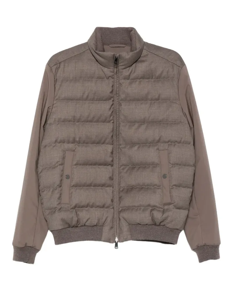 Paul & Shark Jacke mit gesteppten Einsätzen - Braun Braun