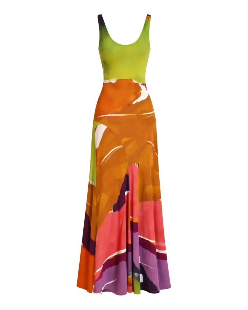 Ulla Johnson Maxikleid mit U-Ausschnitt - Orange Orange