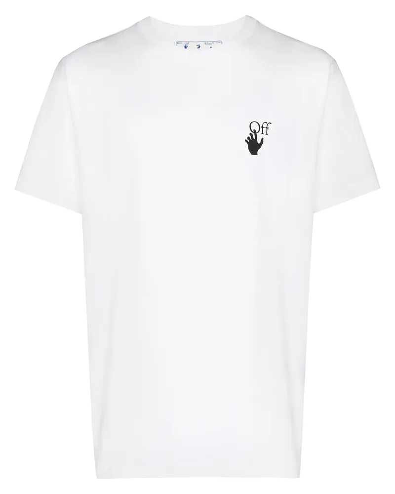 OFF-WHITE T-Shirt mit Caravaggio-Malerei - Weiß Weiß