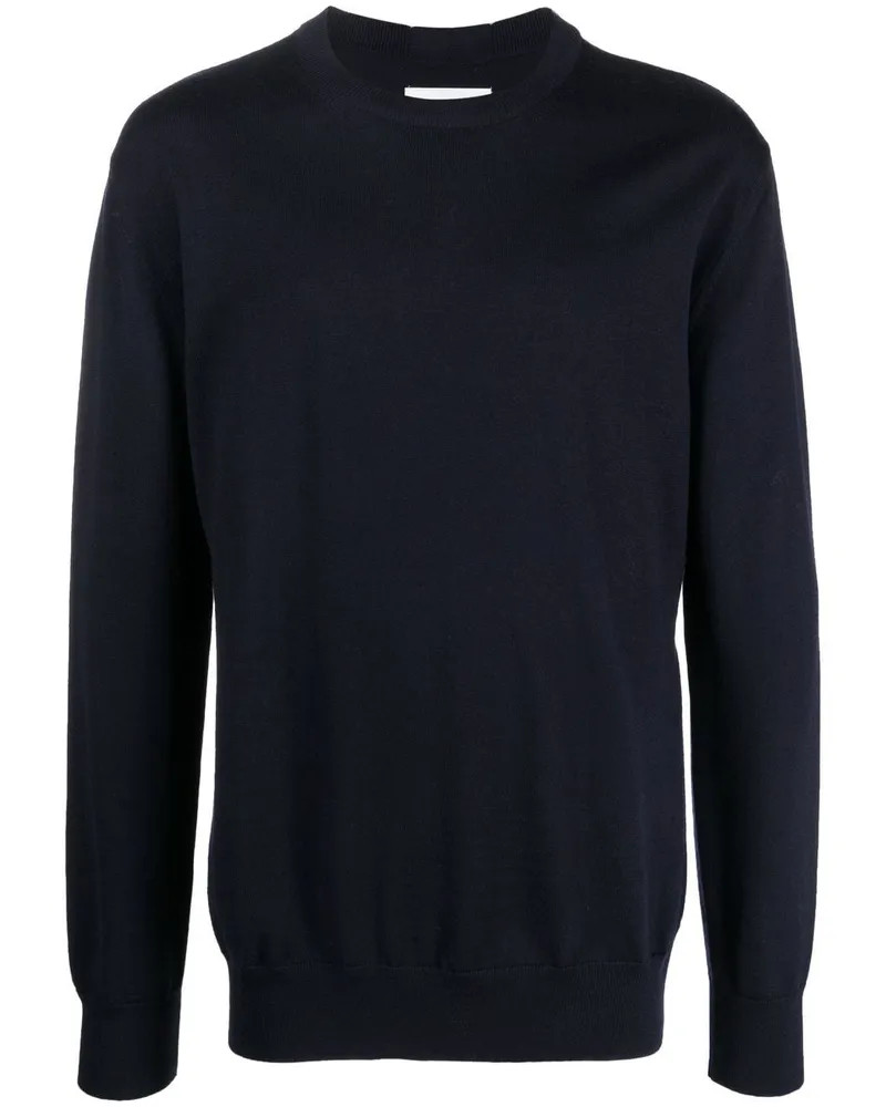 Jil Sander Pullover mit rundem Ausschnitt - Blau Blau