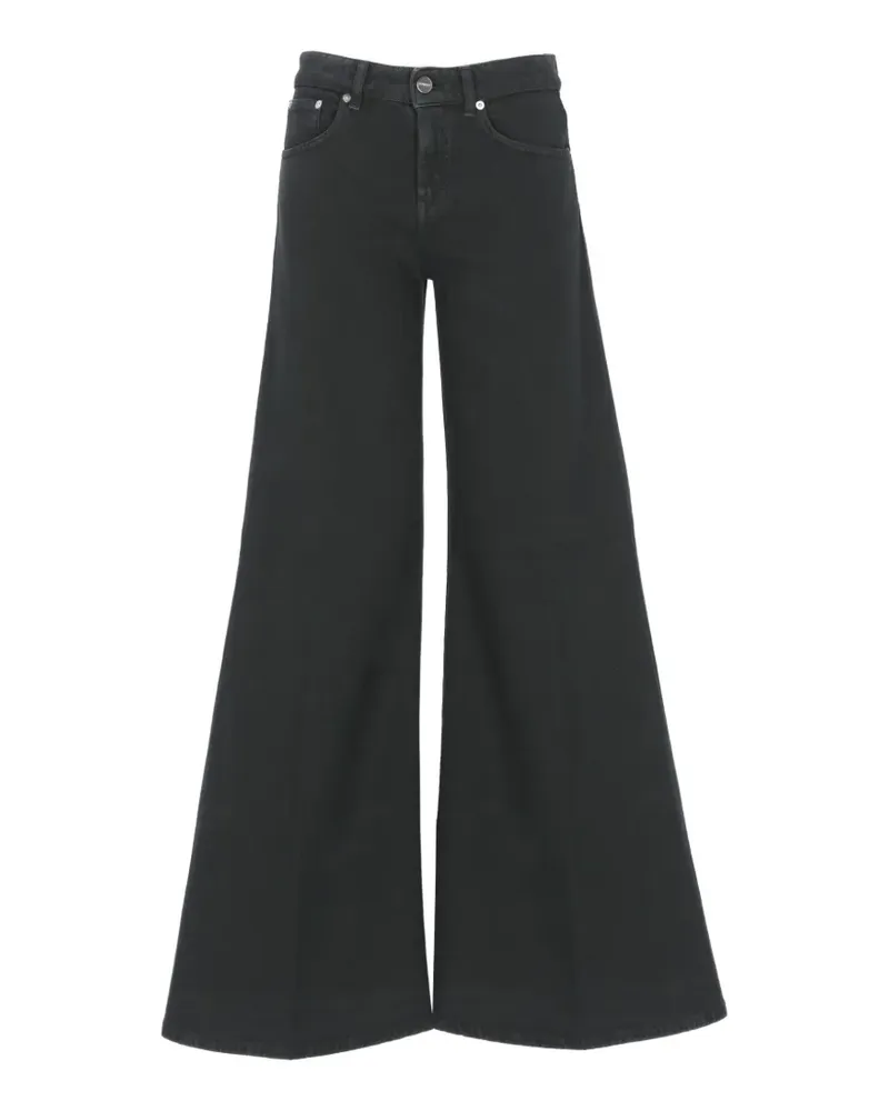 Dondup pressed-crease flared jeans - Schwarz Schwarz