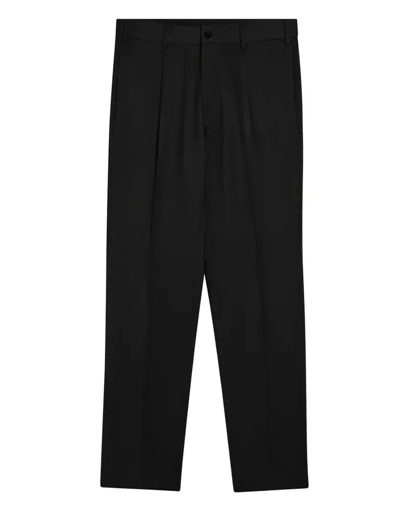 Biagio Santaniello Klassische Cropped-Hose - Schwarz Schwarz