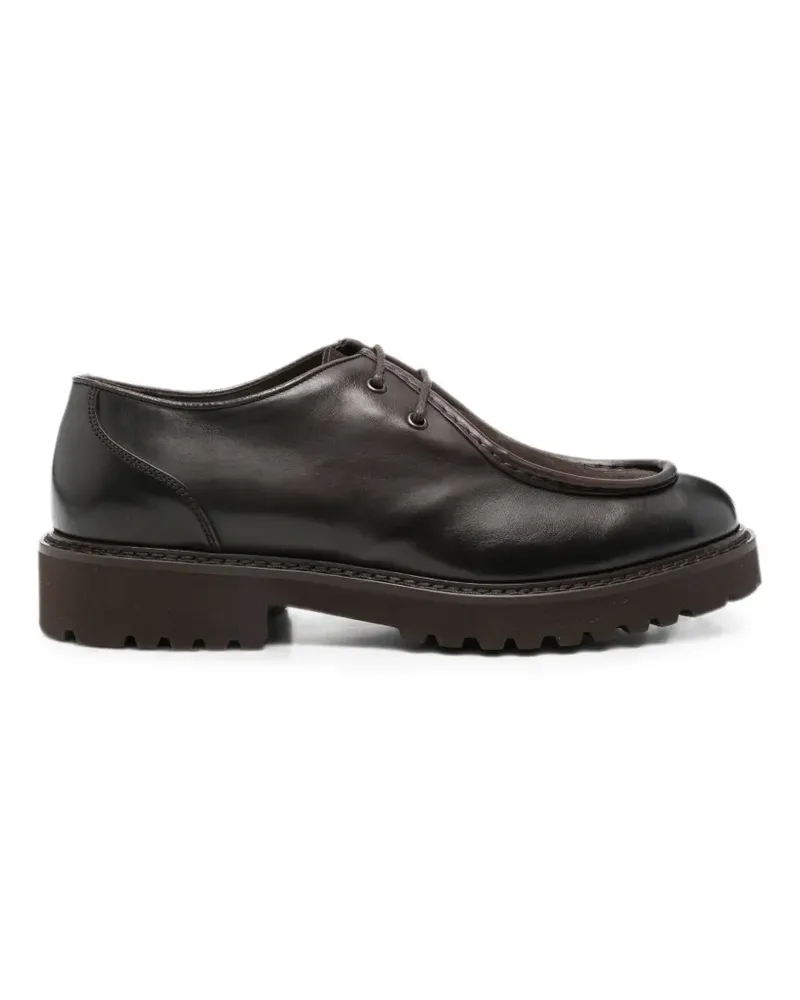 Doucal´s Derby-Schuhe mit runder Kappe - Braun Braun