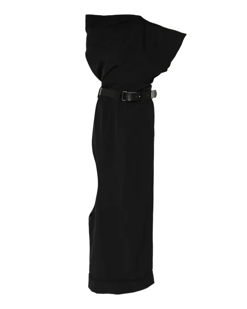Junya Watanabe Kleid mit Gürtel - Schwarz Schwarz