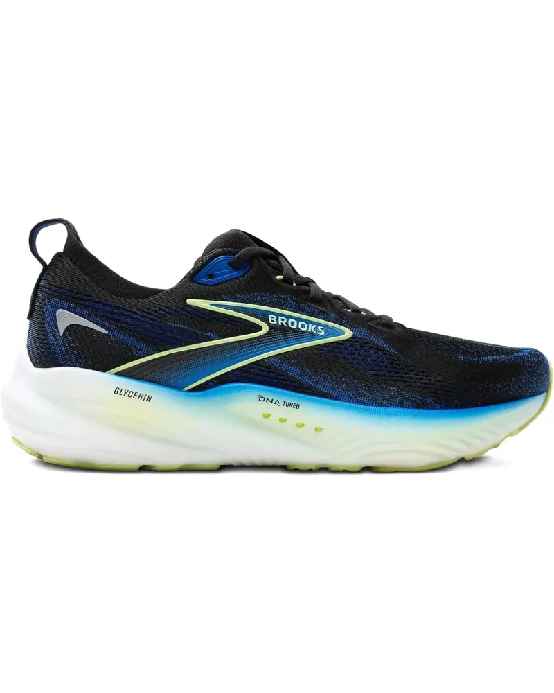 Brooks Glycerin 22 "Black/Blue" Sneakers - Schwarz Schwarz