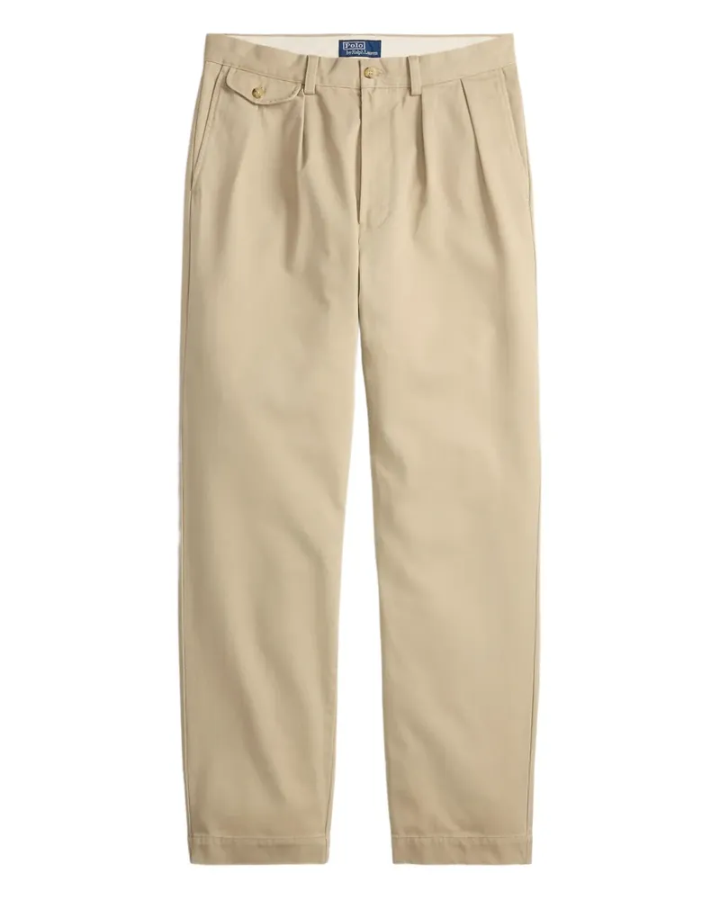 Ralph Lauren Twill-Hose mit Bundfalten - Nude Nude