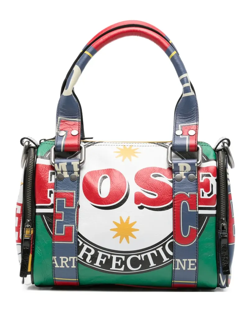 Martine Rose mini Beer Mat graphic-print tote bag - Gelb Gelb