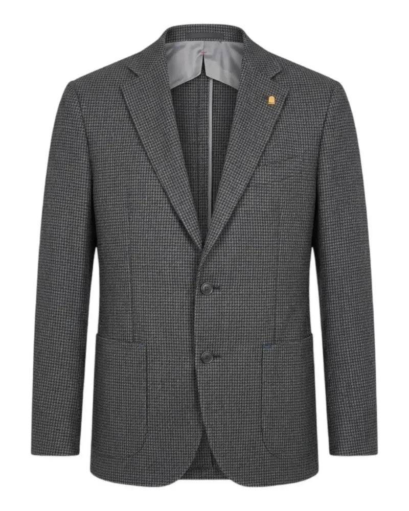Sartoria Latorre houndstooth-pattern single-breasted blazer - Grau Grau