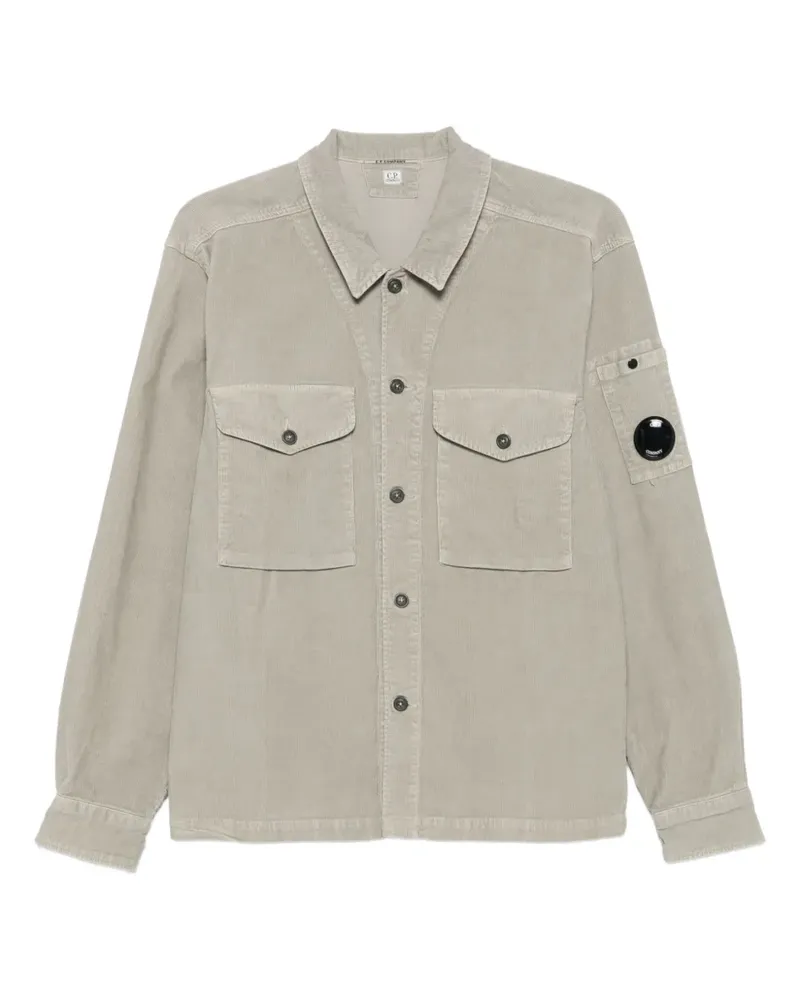 C.P. Company Hemdjacke aus Cord - Grün Grün