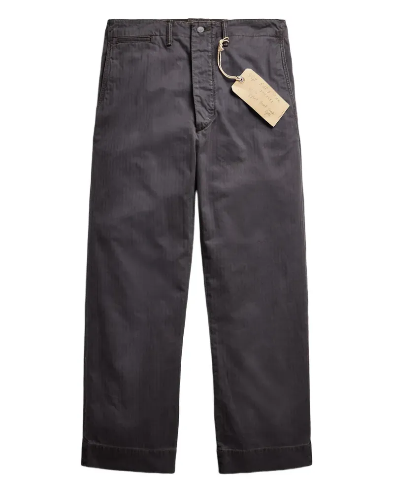 Ralph Lauren Utility-Hose mit Nadelstreifen - Schwarz Schwarz