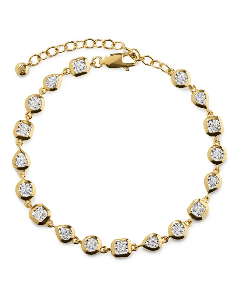 Monica Vinader Bezel Armband - Gold Gold