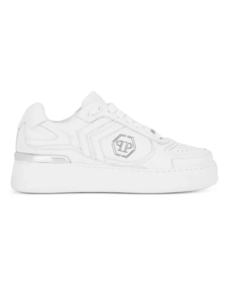 Philipp Plein Pit-Stopp Sneakers - Weiß Weiß