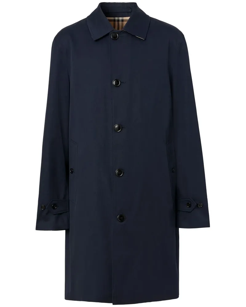Burberry The Paddington Heritage Midimantel - Blau Blau