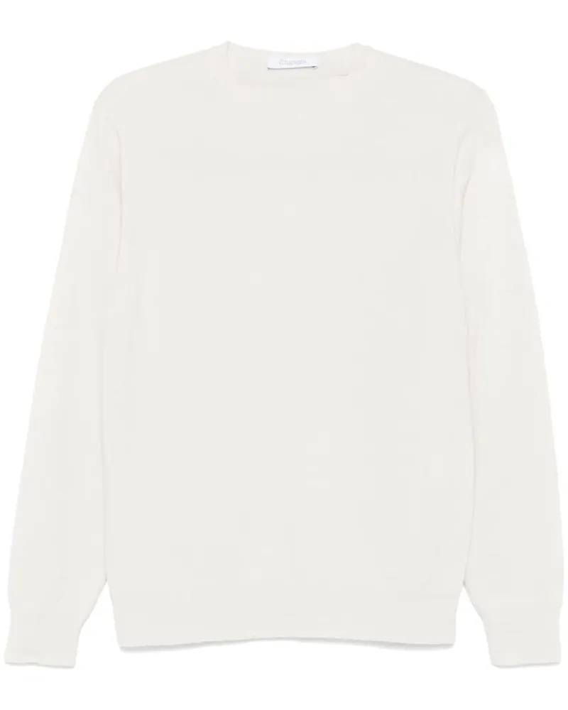 Cruciani Klassischer Kaschmirpullover - Nude Nude
