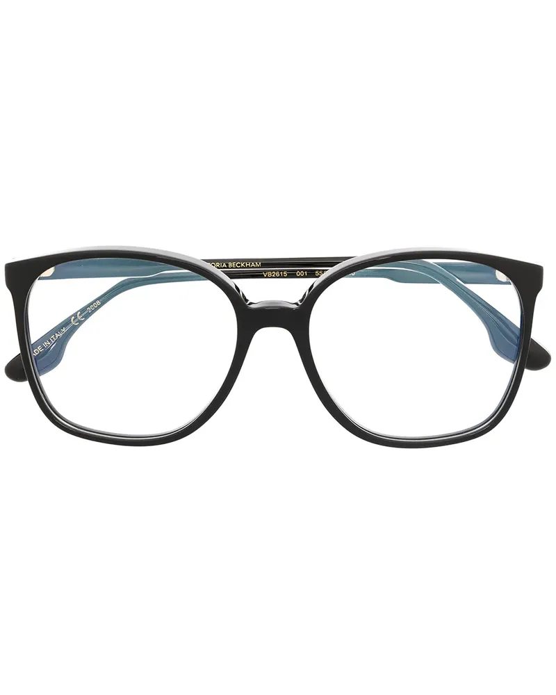 Victoria Beckham Brille mit eckigem Gestell - Schwarz Schwarz