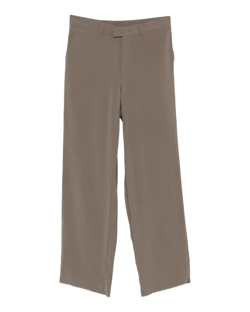 Emporio Armani wide-leg tailored trousers - Grau Grau