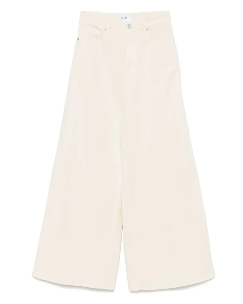 NUDE Jeans mit weitem Bein Nude