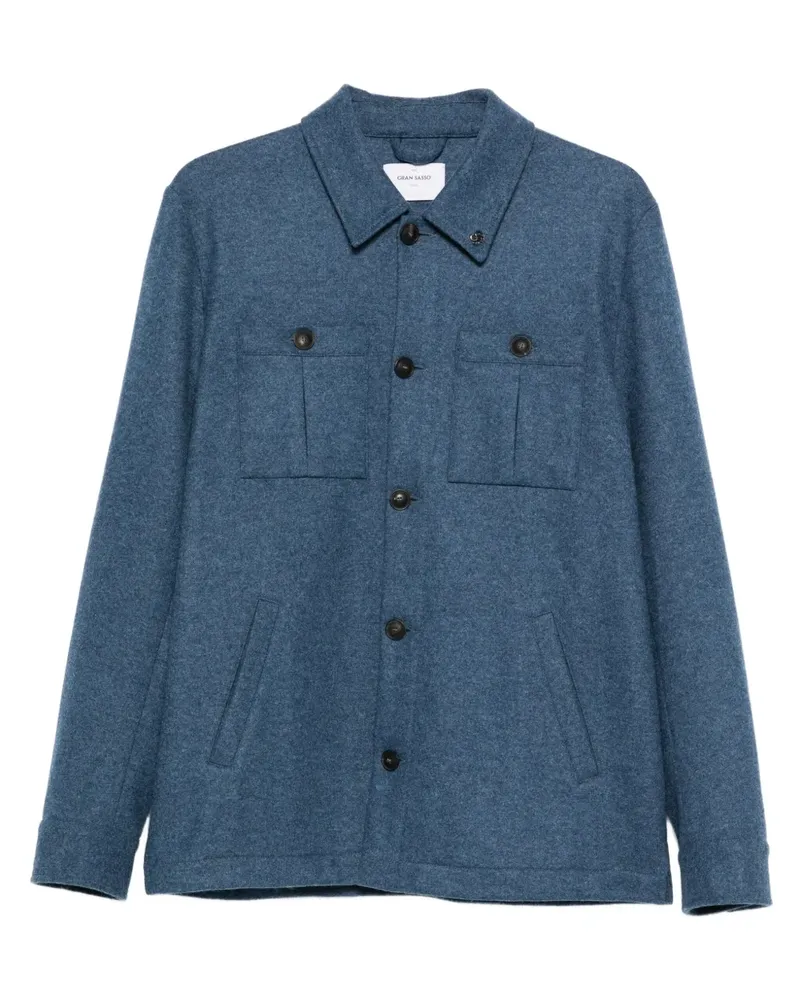 Gran Sasso Jacke mit aufgesetzter Tasche - Blau Blau
