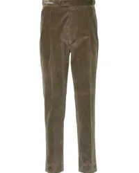 Corneliani Schmale Cordhose Grün