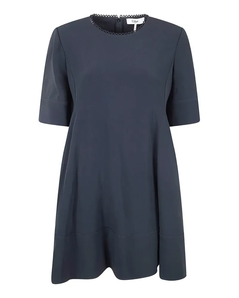 Chloé A-line mini dress - Schwarz Schwarz