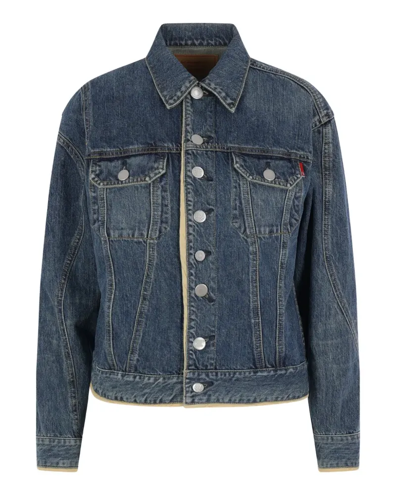 Undercover button-up denim jacket - Blau Blau