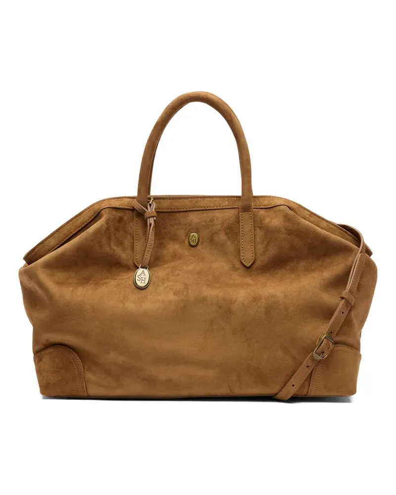 ash Jaqueline suede tote bag - Braun Braun