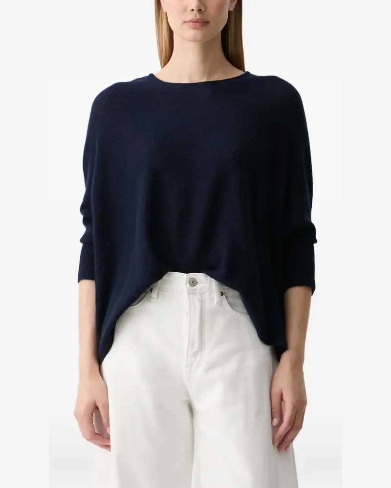 JOOP! batwing-sleeve ribbed-cuff sweater - Blau Blau