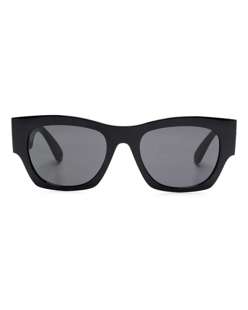 Versace Sonnenbrille mit Medusa-Schild - Schwarz Schwarz