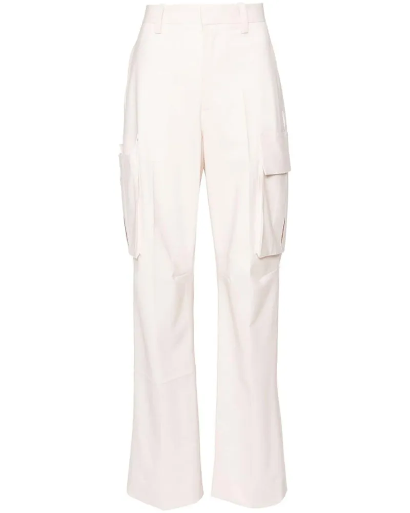 Victoria Beckham Cargohose mit geradem Bein Rosa