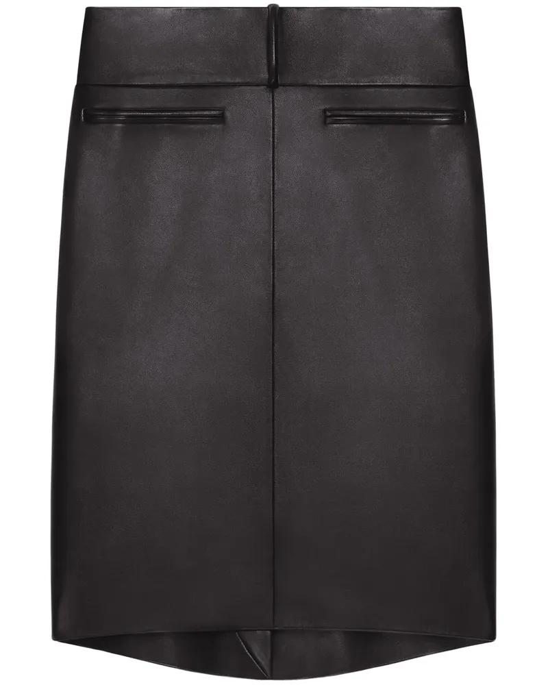 Courrèges Oblique Midirock - Schwarz Schwarz